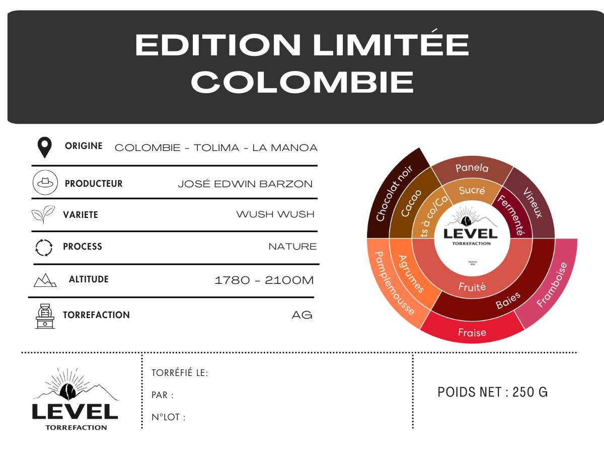 Café "Prestige" Colombie Wush Wush