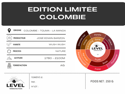 Café "Prestige" Colombie Wush Wush